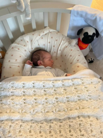 Crochet shawl , baby cloth