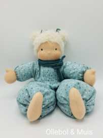 Soft doll slappe Lijs mint green blond hair