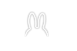 Miffy ears medium white