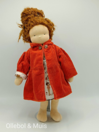 Poppenjas en poppenjurk 35-42 cm pop