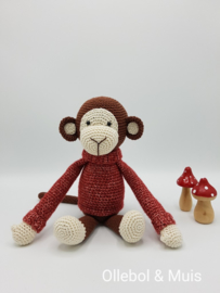 Crocheted monkey