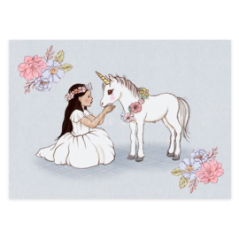 Belle & Boo ansichtkaart Baby Unicorn