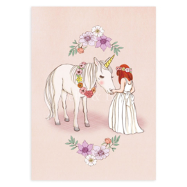 Belle & Boo Postkarte Hello Unicorn