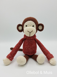 Crocheted monkey