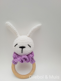 Rattle / teether rabbit