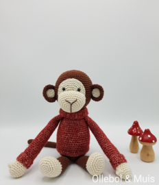 Crocheted monkey