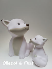 Mini money box Fox Cesar white