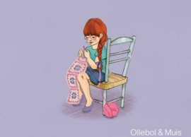 Belle & Boo ansichtkaart Crochet