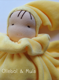 Yellow butterfly doll