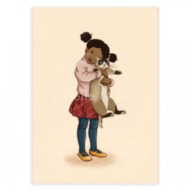 Belle & Boo ansichtkaart Cat Cuddles