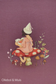 Belle & Boo postcard Toadstool Tales