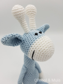 Crochet giraf ice-blue