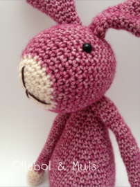 Crochet bunny reddisch