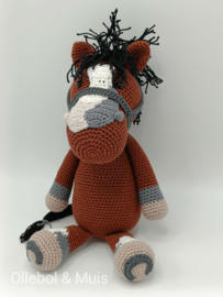Custom order gehaakt paard
