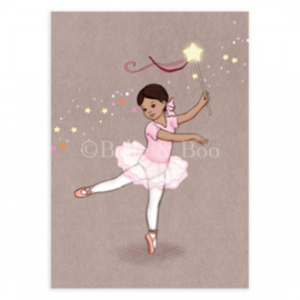 Belle & Boo Postkarte Ballerina