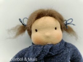 Knuffelpopje blauw