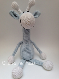 Crochet giraf baby blue