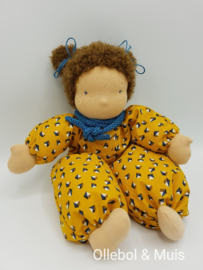 Soft doll Slappe Lijs  ocher yellow brown hair