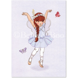 Belle & Boo Postkarte Butterfly Girl