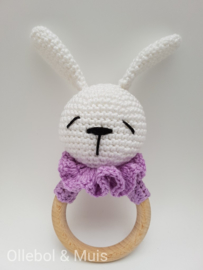 Rattle / teether rabbit