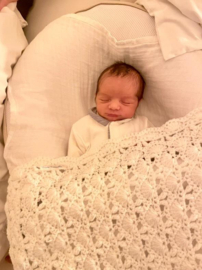 Crochet shawl , baby cloth