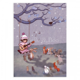 Belle & Boo postcard Lullaby 