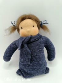 Knuffelpopje blauw