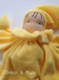 Yellow butterfly doll