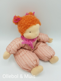 Soft doll Slappe Lijs pink red hair