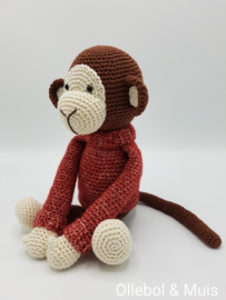 Crocheted monkey