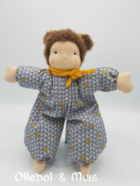 Waldorf cloth doll, soft cotton body