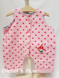 Pink Jumpsuit waldorf doll 15/16 inch