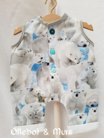 Jumpsuit with polarbears