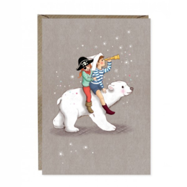 Greeting card Belle & Boo Polar Adventure