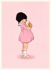Belle & Boo ansichtkaart Puppy Love