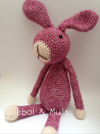 Crochet bunny reddisch