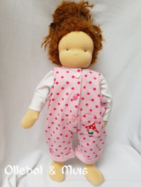 Pink Jumpsuit waldorf doll 15/16 inch