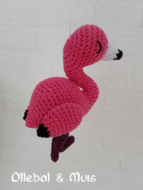 Muziekmobiel flamingo's