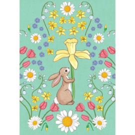 Ansichtkaart Belle & Boo Daffodil Teal