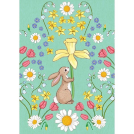 Belle & Boo Postkarte Daffodil Teal