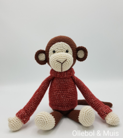 Crocheted monkey