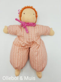 Soft doll Slappe Lijs pink red hair