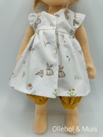 Doll dress with bloomer