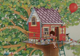 Belle & Boo postcard Treehouse