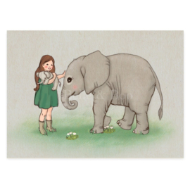 Belle & Boo ansichtkaart Baby Elephant