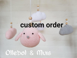Custom order  gehaakte items babykamer