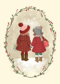 Ansichtkaart Belle & Boo Winter Girls