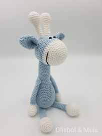 Crochet giraf ice-blue