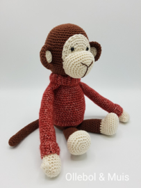 Crocheted monkey