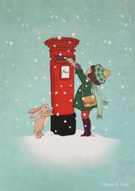 Belle & Boo ansichtkaart Christmas Post
